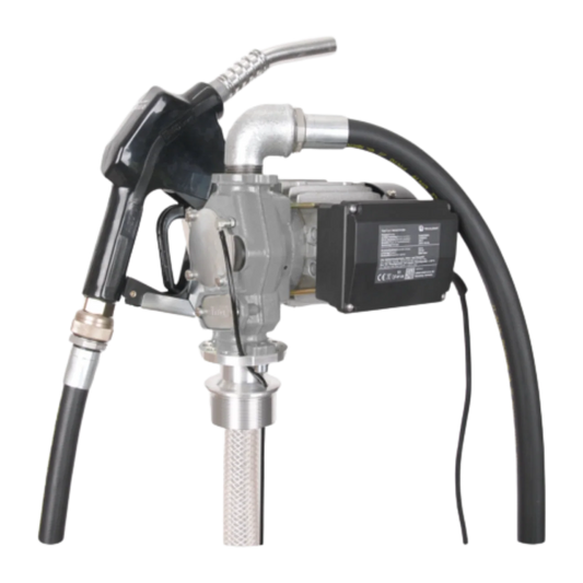 Tecalemit TECPUMP 600 AC; selbstansaugende 230V Kraftstoffpumpe mit einer Förderleistung von 55 l/min