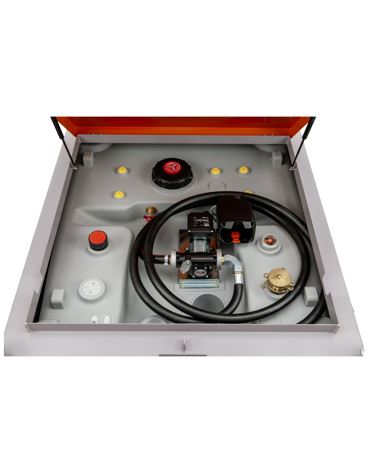 CEMO DT MOBIL PRO hybrid 980 Liter mobiler Dieseltank doppelwandig mit Stahlmantel