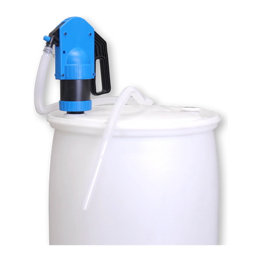 Tecalemit Manuelle AdBlue®-Fasspumpe für 60, 200 und 220 Liter Behälter; chemikalienbeständige Handpumpe mit Saugrohr