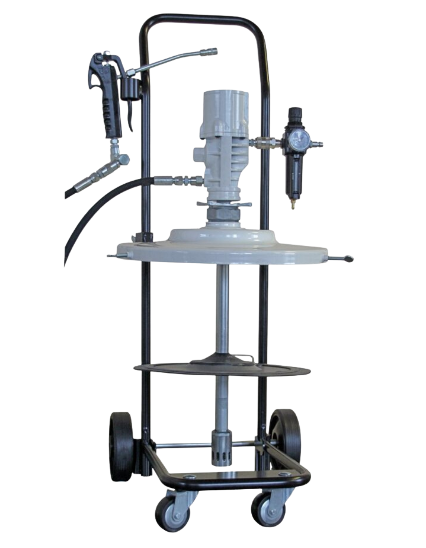 Abschmiergerät PM 50 mobil - Samoa Druckluft-Fettpresse fahrbar