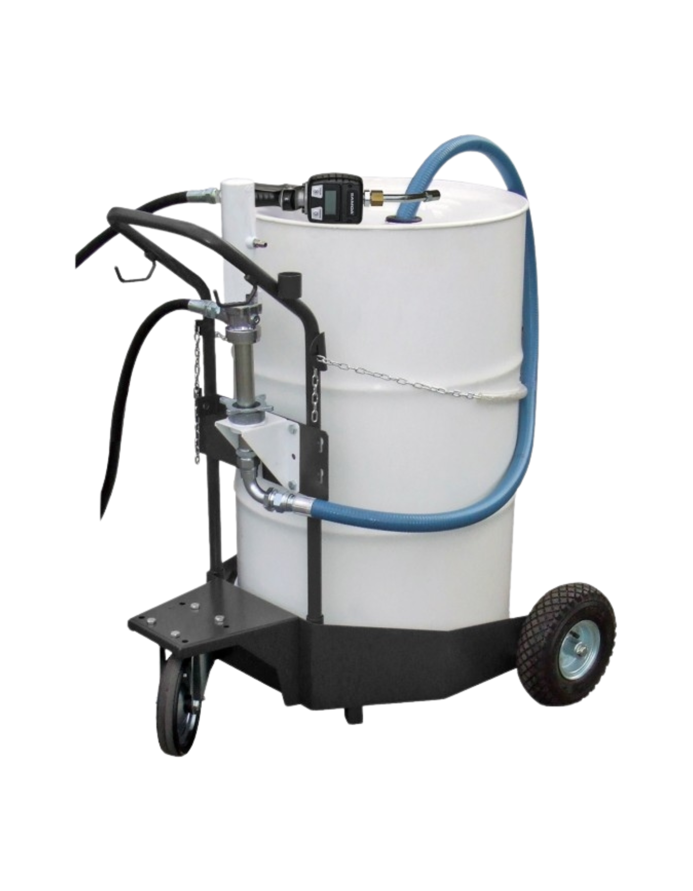Ölausgabewagen mit pneumatischer Pumpe