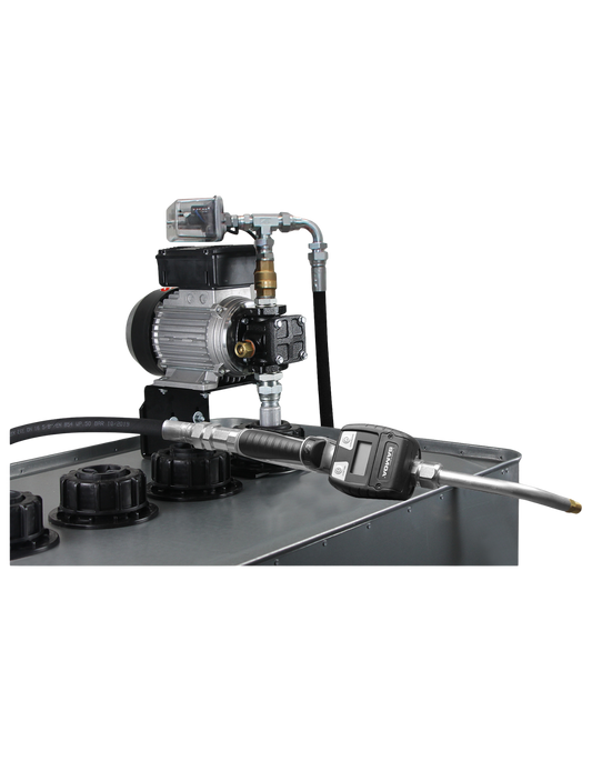 Elektrische Ölpumpe mit Handdurchlaufzähler