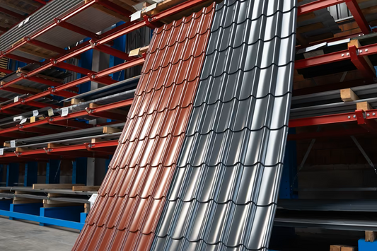 Dachpfannenblech, Dachziegelblech, Ziegelblech in RAL 7016 & RAL 8012 (inkl. MwSt.)