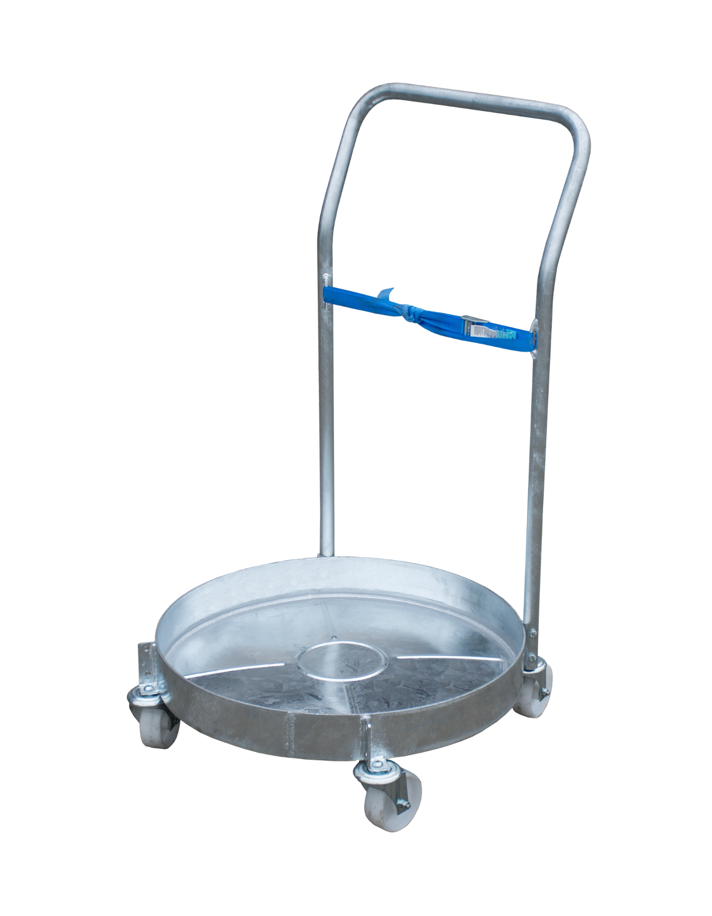 Bauer Südlohn Fass-Rollwagen feuerverzinkt mit Lenkrollen für 200 Liter Fässer