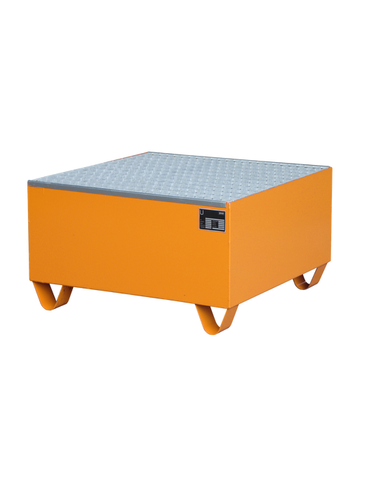 Bauer Südlohn Auffangwanne Typ 2002 für 2 Fässer à 200 Liter aus Stahl mit Gitterrost