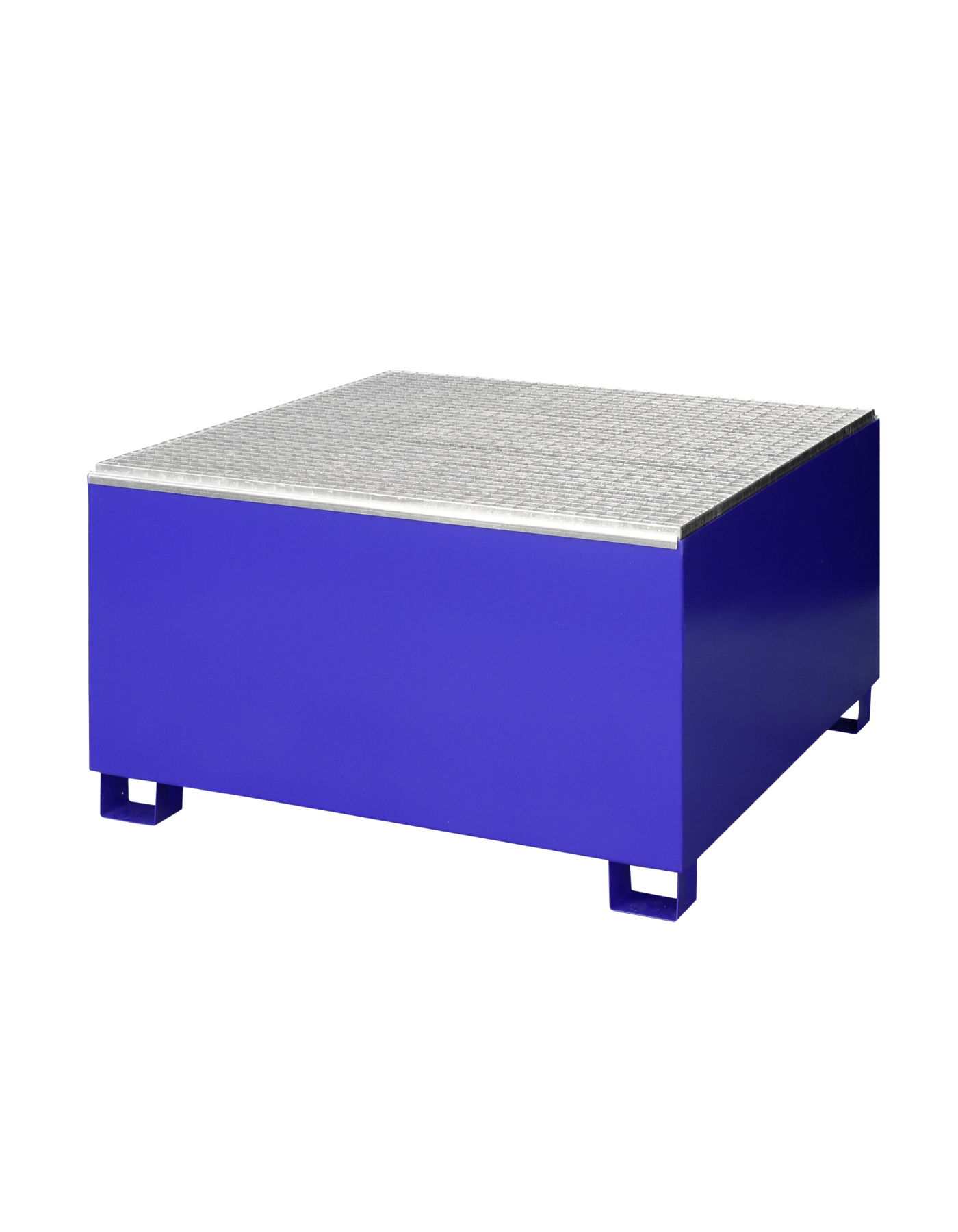 CEMO IBC Auffangwanne aus Stahl 7392 für 1000 Liter Container mit verzinktem Rost