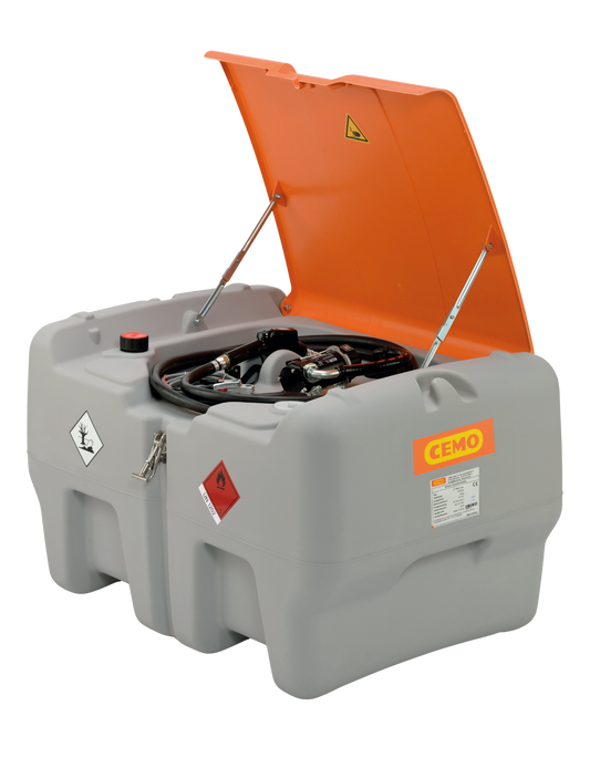 CEMO DT-Mobil Easy 440 Liter mobiler Dieseltank mit 12-V-Pumpe
