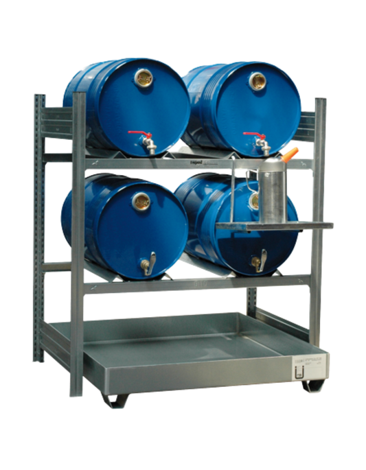 Fassregal für 4x 60 Liter Fässer