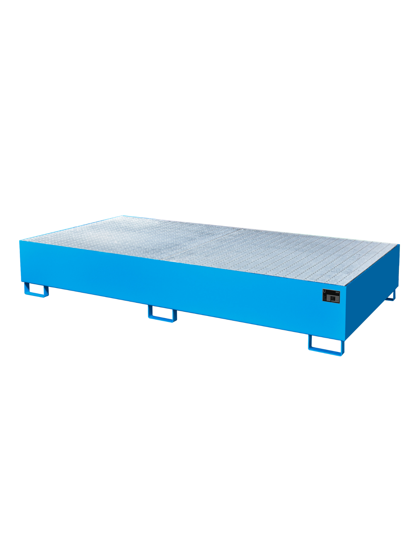 BAUER Stahl-Auffangwanne Typ AW für IBC aus 3 mm Stahlblech für maximalen Schutz bei Leckagen im Betrieb.