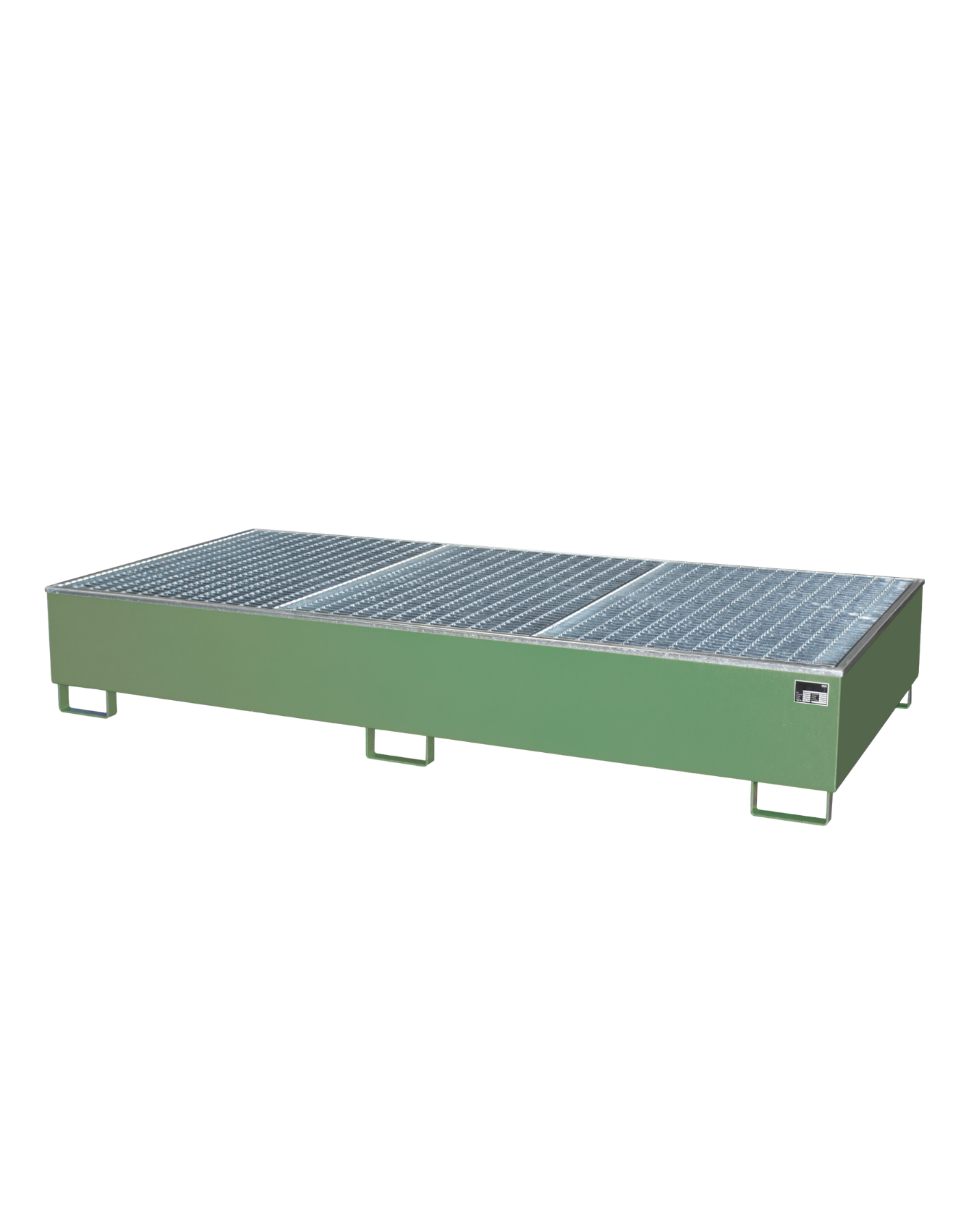 BAUER Stahl-Auffangwanne Typ AW für 2x 1000 Liter IBC gemäß StawaR-Zertifizierung