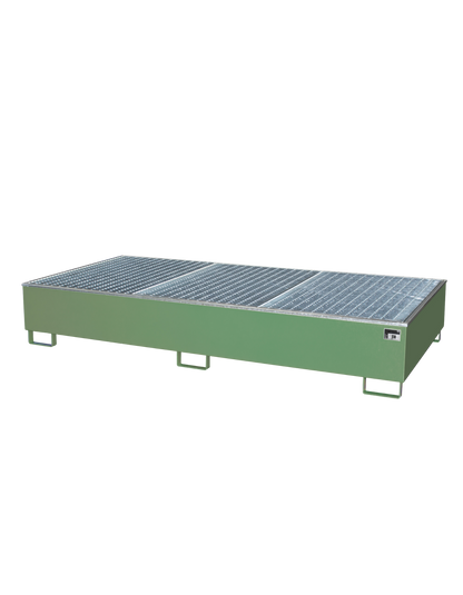 BAUER Stahl-Auffangwanne Typ AW für 2x 1000 Liter IBC gemäß StawaR-Zertifizierung