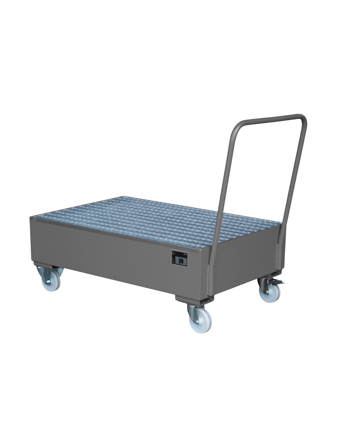 BAUER mobile Stahl-Auffangwanne Typ 2020 von Bauer Südlohn fahrbar für vier 200 Liter Fässer
