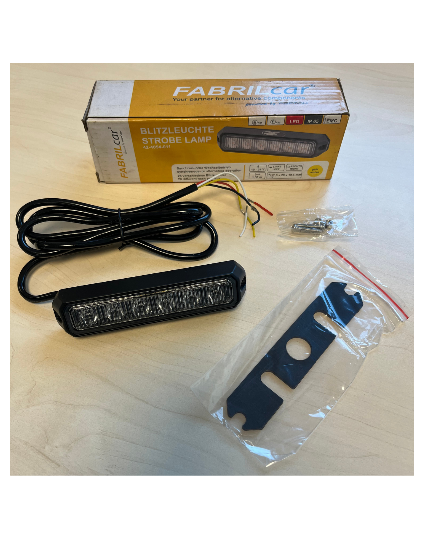 ASPÖCK LED-Kennleuchte gelb 