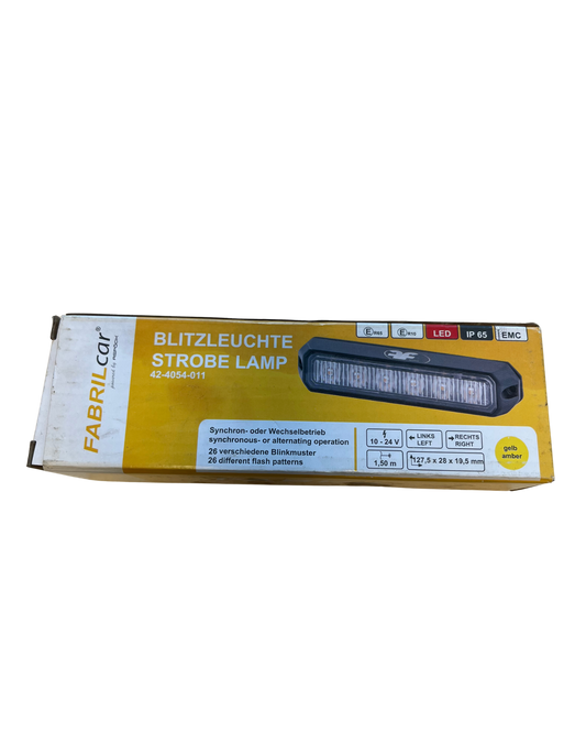 Aspöck Blitzleuchte gelb