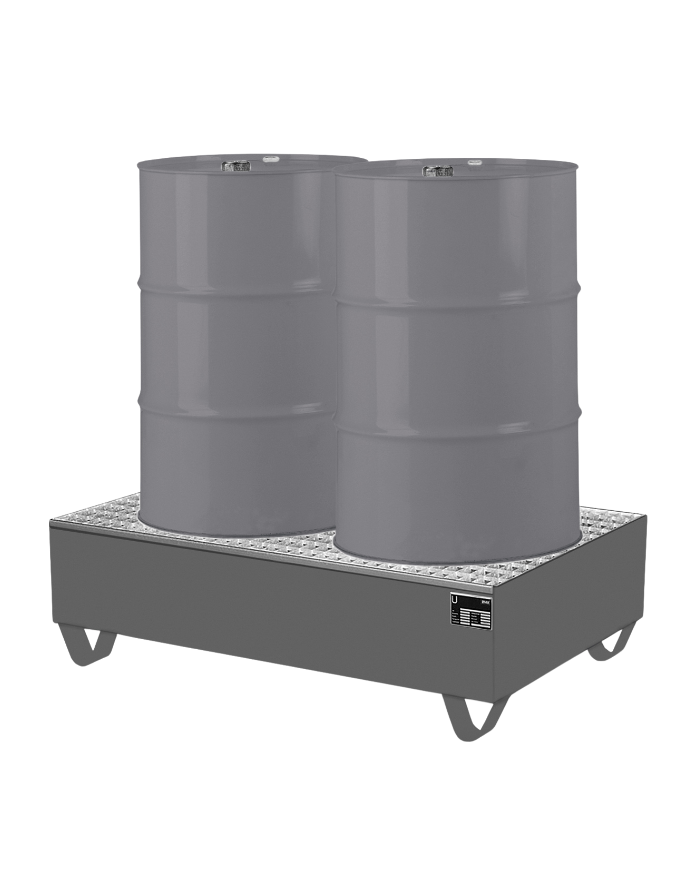 Ölauffangwanne für 2x 200 Liter Fässer