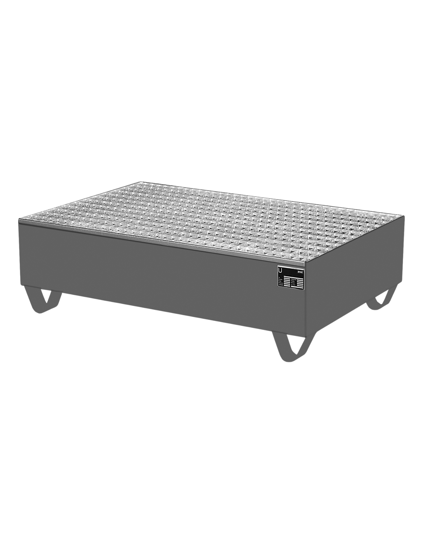 Ölauffangwanne für 2x 200 Liter Fässer