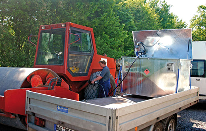 Kraftstofftank 1000 L feuerverzinkt Anwendungsbeispiel