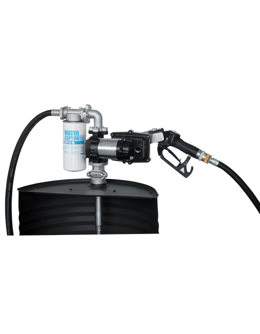 Benzinfasspumpe mit automatischer Zapfpistole