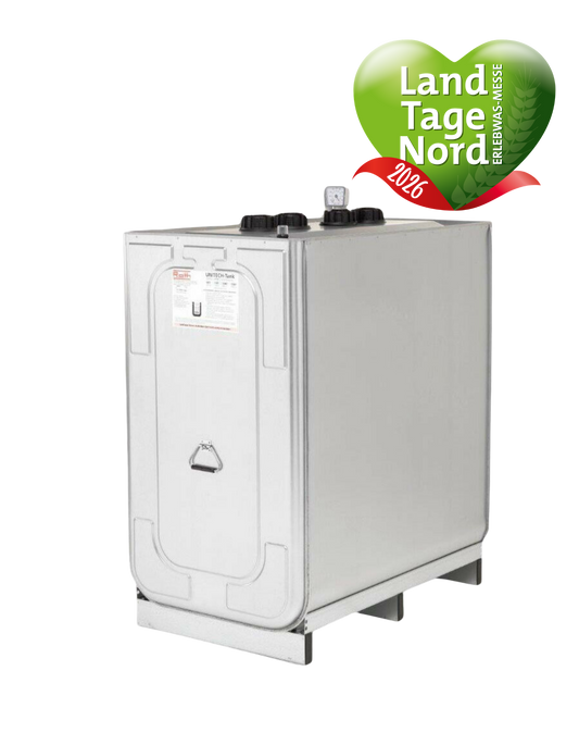 Roth Indoor Basic 1000 Liter Stationärer Dieseltank; doppelwandiger Vorratsbehälter 